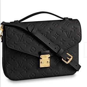 Authentic Louis Vuitton Pochette Métis Black